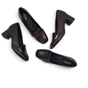 Clarks 263 20255 Fernie Edge Noir Croc
