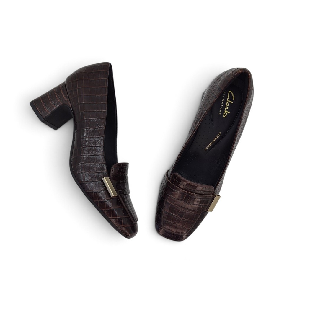 Clarks 263 27185 Fernie Edge Brun Croc