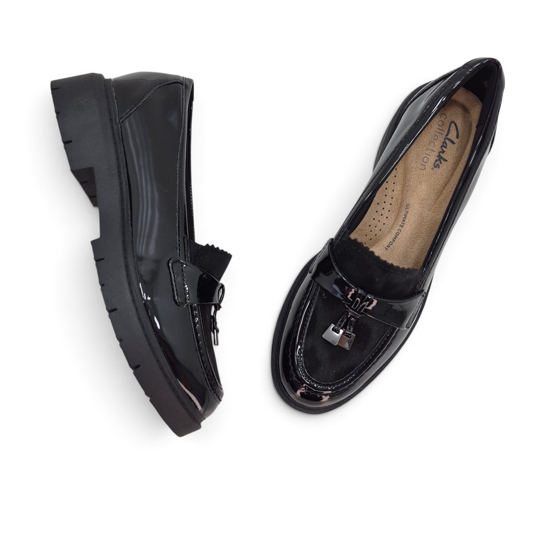Clarks 263 28244 Westlynn Bella Noir Patent
