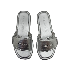 Suki Flat Slide Argent