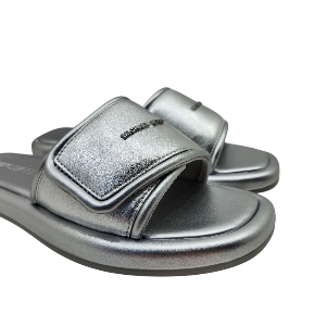 Suki Flat Slide Argent