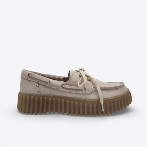 Clarks 86302 Thorhill Boat Crème
