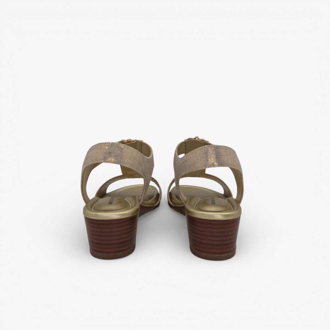 Michael Kors 40S6BRMS1D Berkley Wedge Sandal Or