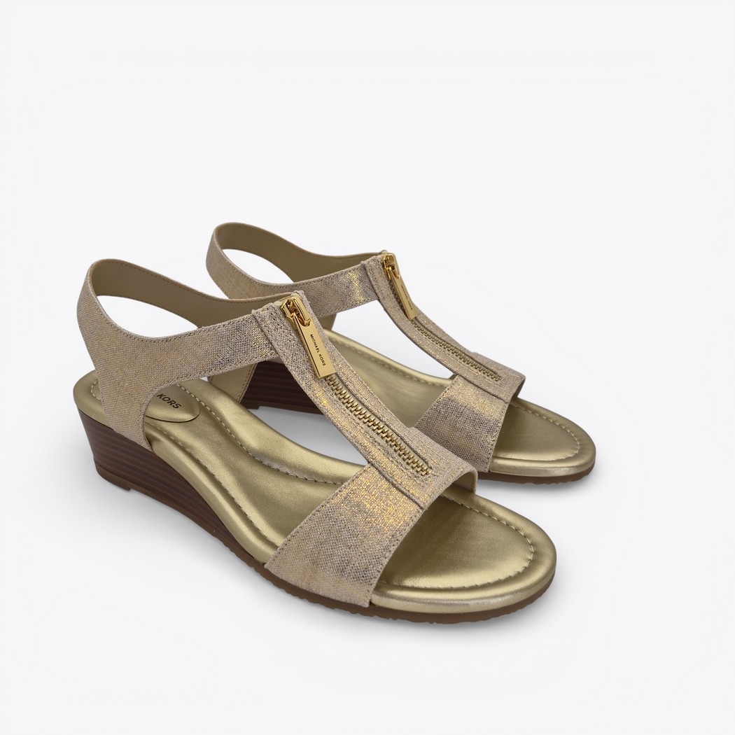 Michael Kors 40S6BRMS1D Berkley Wedge Sandal Or