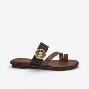 Michael Kors 40S4VEFS2L Vera Flat Thong Brun